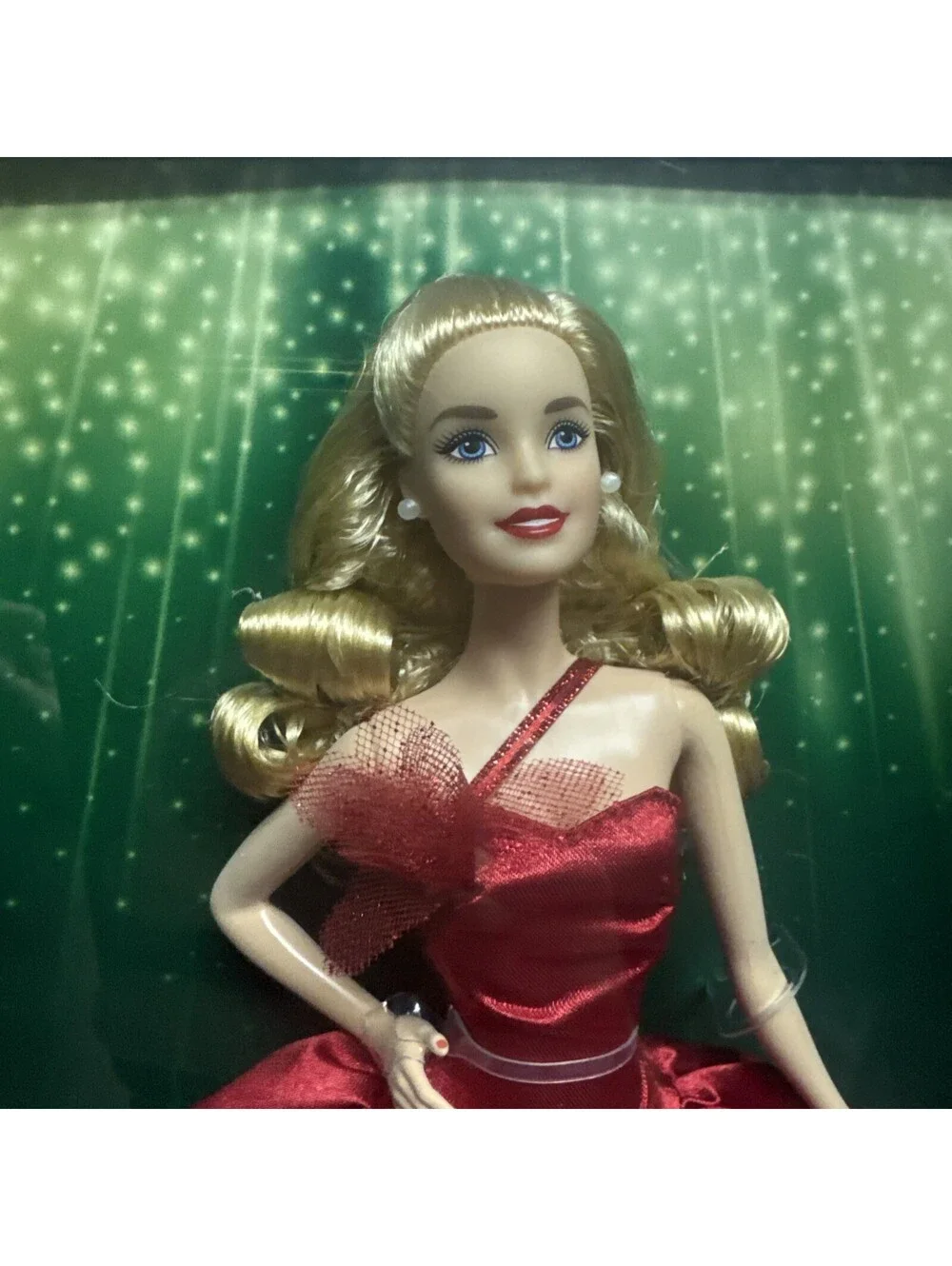 Mattel 2022 Holiday Barbie Doll Collector Edition Blonde 12 in Christmas